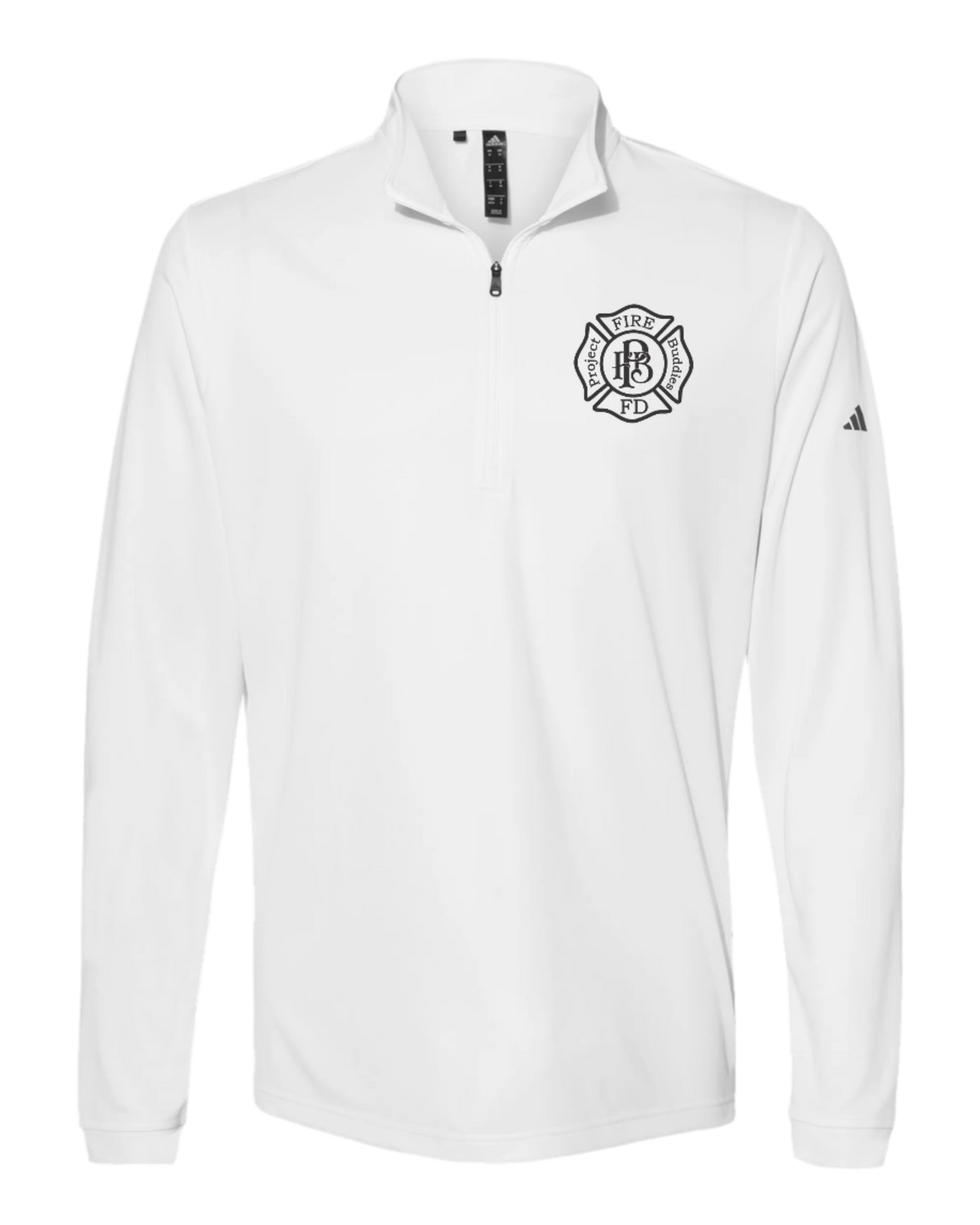 Adidas Lightweight Quarter-Zip Pullover - with PFB embroidered Maltese