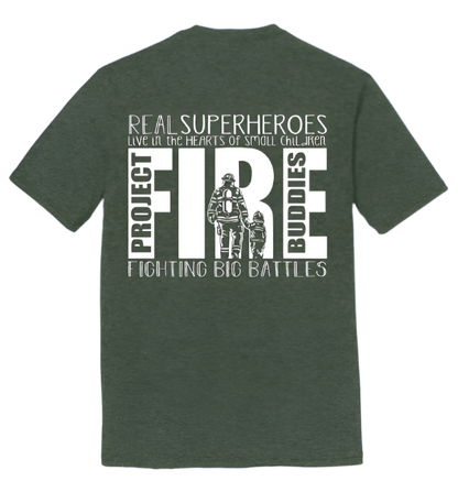 PFB FIRE - Real Superheroes Tee